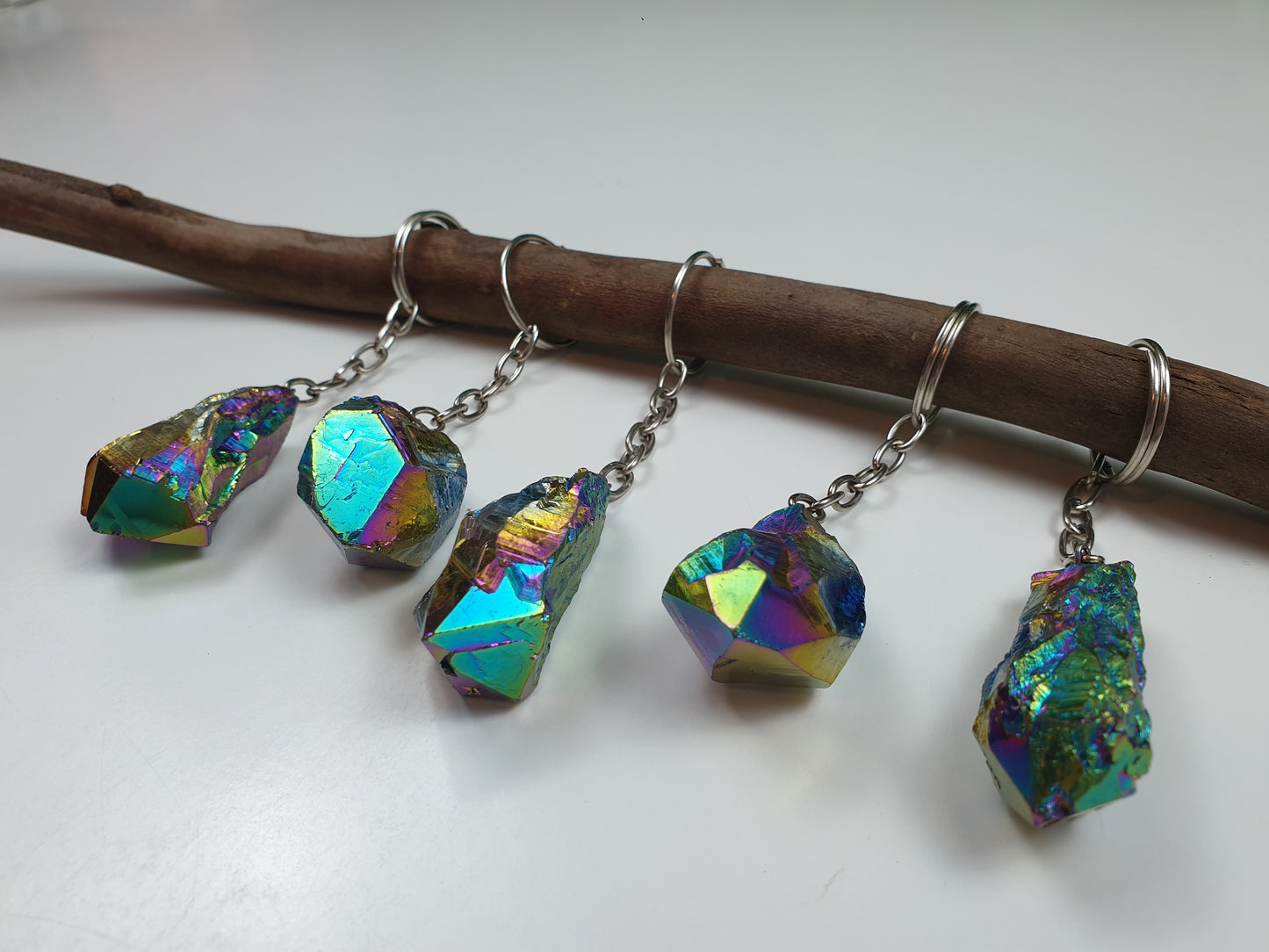 Crystal - Titanium Quartz Aura Crystals Handmade Australia