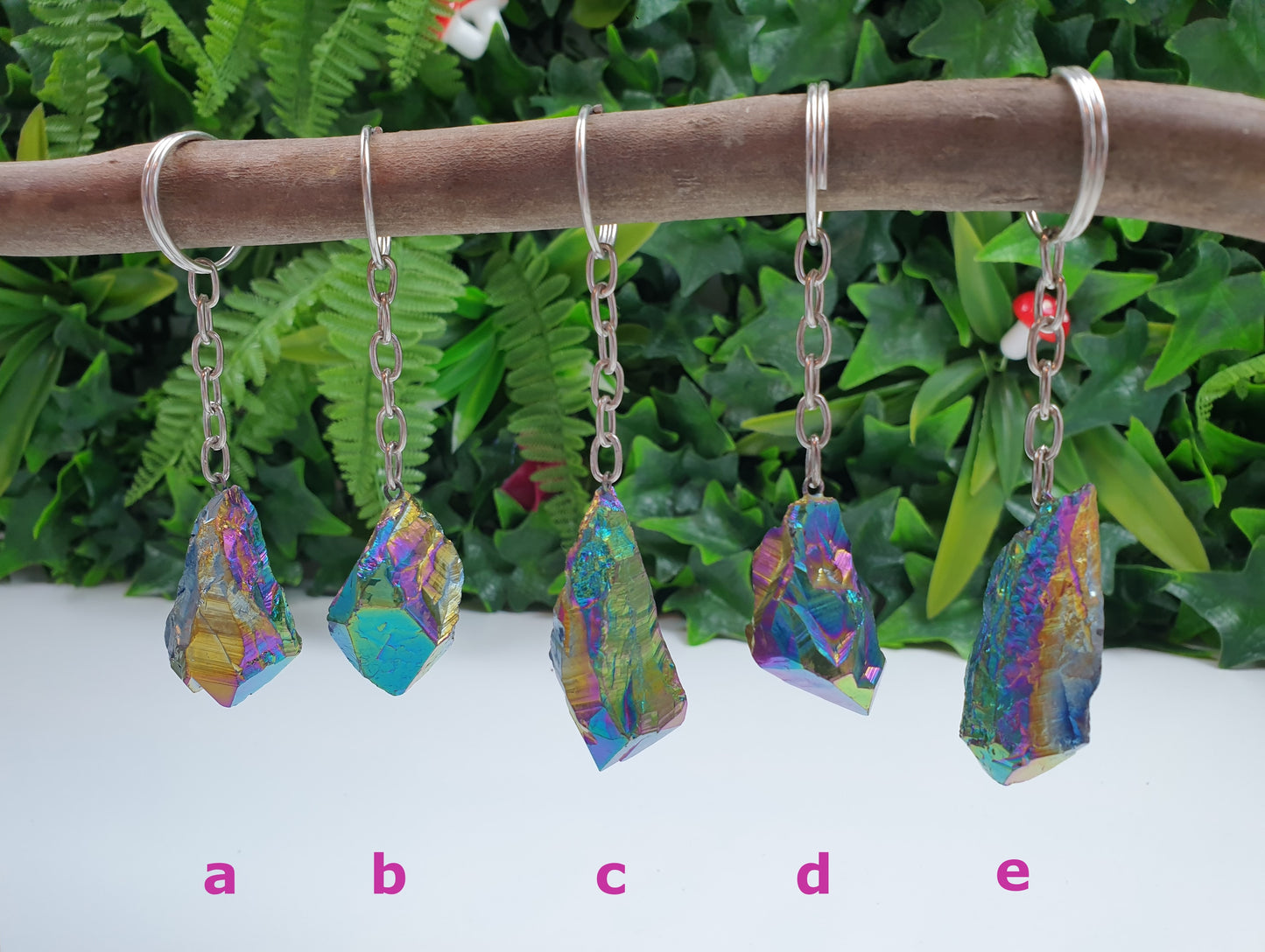 Crystal - Titanium Quartz Aura Crystals Handmade Australia