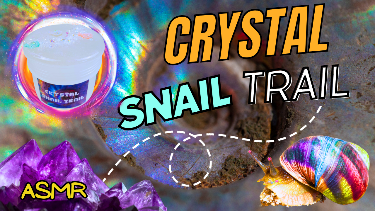 Load video: Crystal Snail Trail Slime ASMR Video