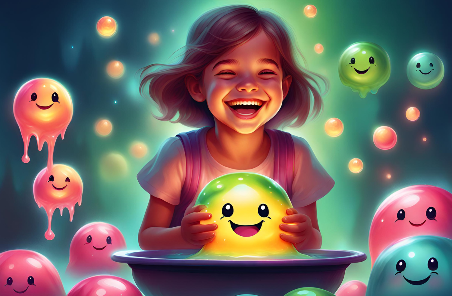 Slime - Kids play with Slime