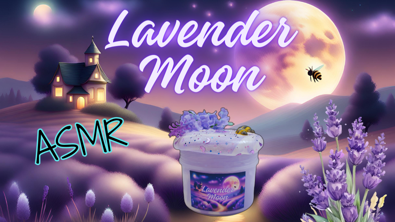 Load video: Lavender Moon Slime ASMR Video